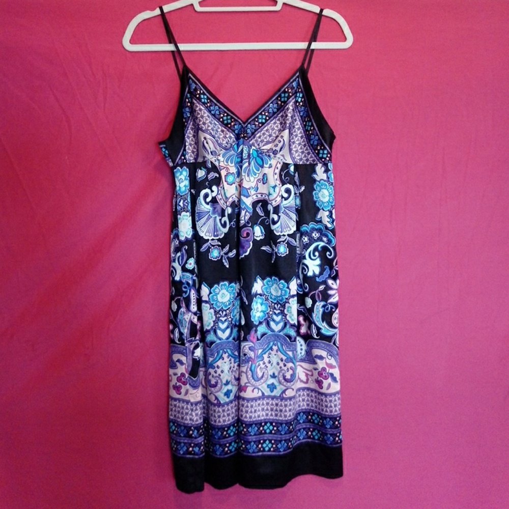 ICE FLORAL SLIP DRESS